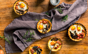 Read more about the article Indulgent, hard-to-resist baked egg tartlets