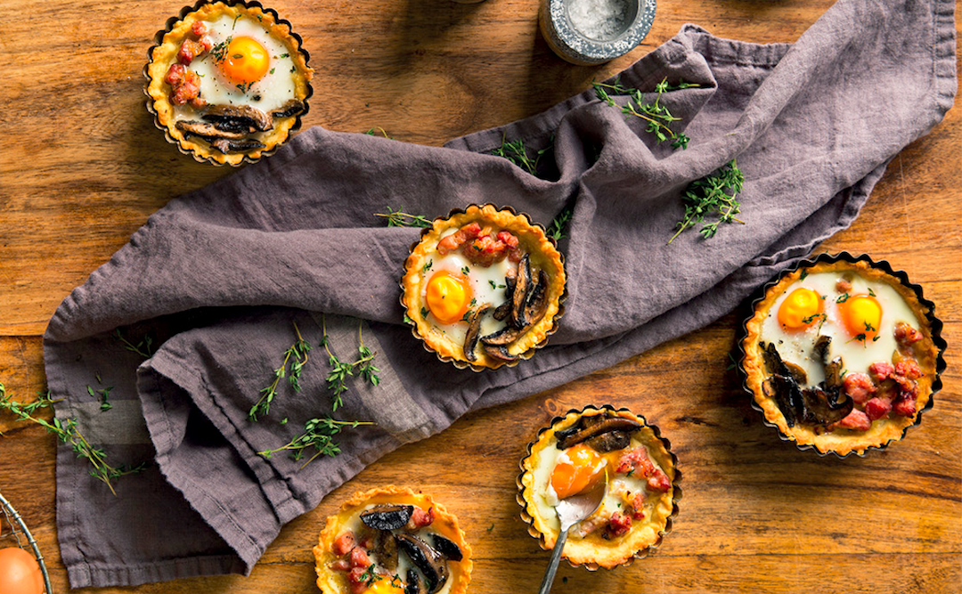 You are currently viewing Indulgent, hard-to-resist baked egg tartlets